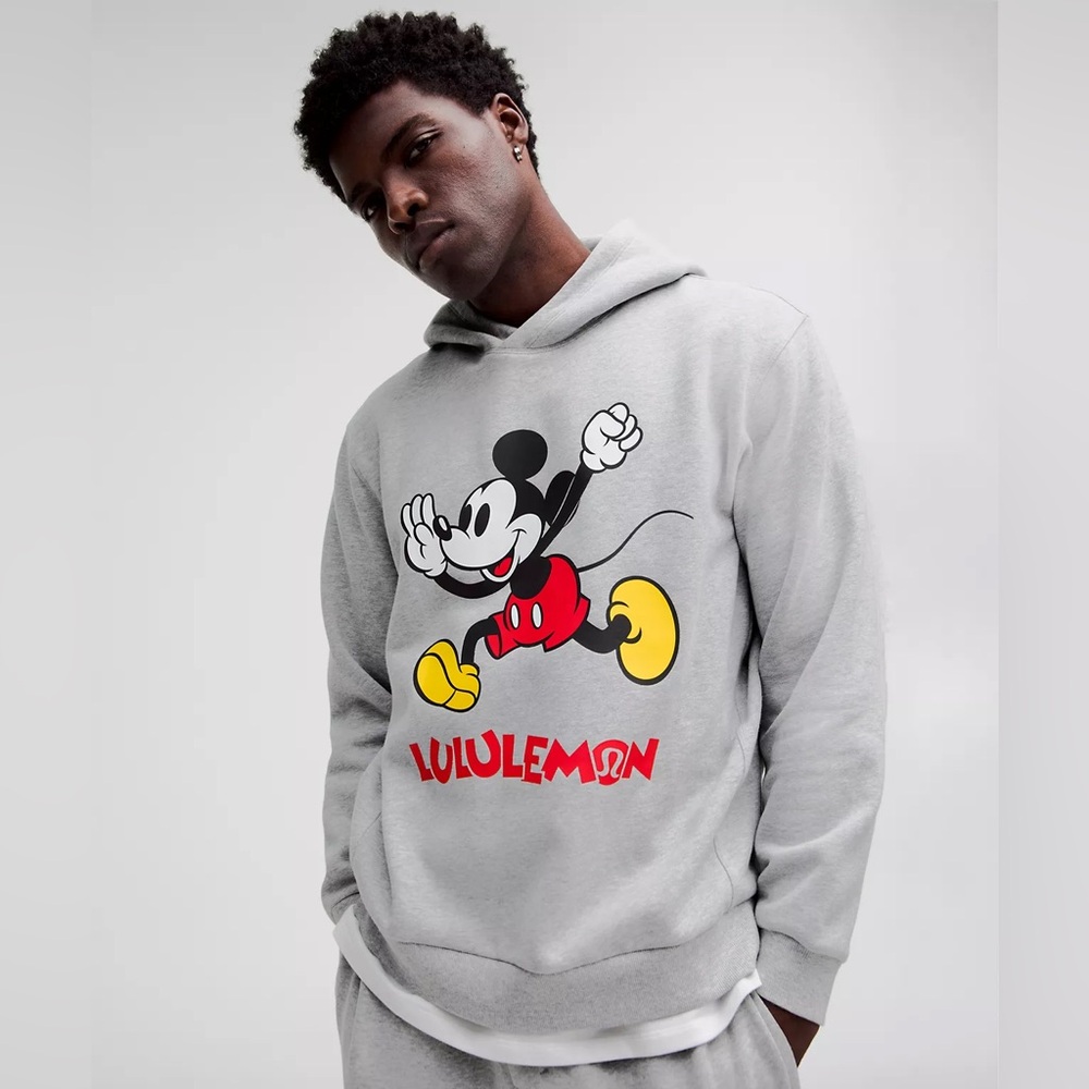 Disney x lululemon Steady State Pullover Hoodie NWT Mickey Mouse Gray